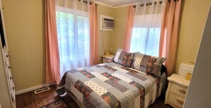 2 dormitorios, tabla de planchar con plancha, wifi gratis y ropa de cama