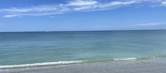 On Hutchinson Island. Large upstairs suite, private pool, beach is minutes away.