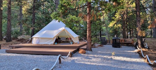 Bell Tent at Bigfoot Lodging Lassen