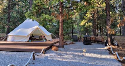 Bell Tent at Bigfoot Lodging Lassen