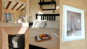 4 slaapkamers, een bureau, een strijkplank/strijkijzer, reisbedje