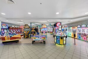 Games room - Country music festival! Ocean Lake Campground house.  (Myrtle Beach)