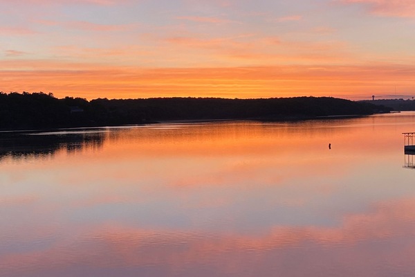Sunrise-View from the deck