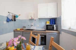 Fridge, microwave, oven, stovetop - Holiday apartment with a/c (Vantačići)