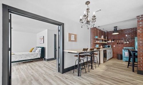 Beautifully renovated 1800 SF home where modern amenities meet classic style .