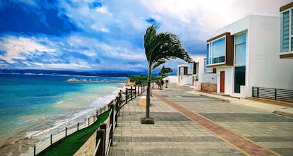 Modern House In Front of the Ocean