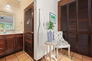 Suite, vue plage