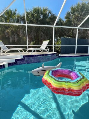 Outdoor pool, a heated pool - VENICE/Heated Pool House/ 7 min to the Beach/ Shops&Dining nearby (Venice)