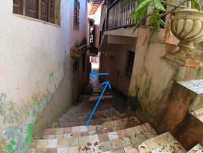 Majoituspaikan julkisivu