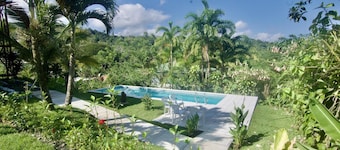 Firefly Retreat. A Hilltop Retreat with Swimming Pool & Great Rainforest Views!!