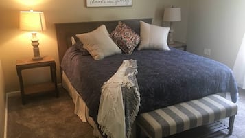 Desk, iron/ironing board, travel crib, free WiFi