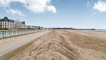 Vlak bij het strand