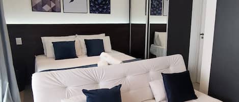 1 soverom, strykejern/-brett, wi-fi og sengetøy