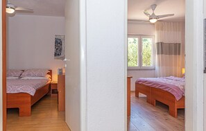 2 chambres, Wi-Fi gratuit, draps fournis
