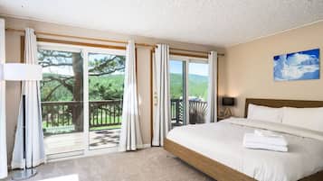 3 bedrooms, desk, iron/ironing board, travel cot