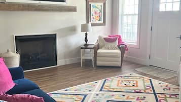 TV connectée, cheminée