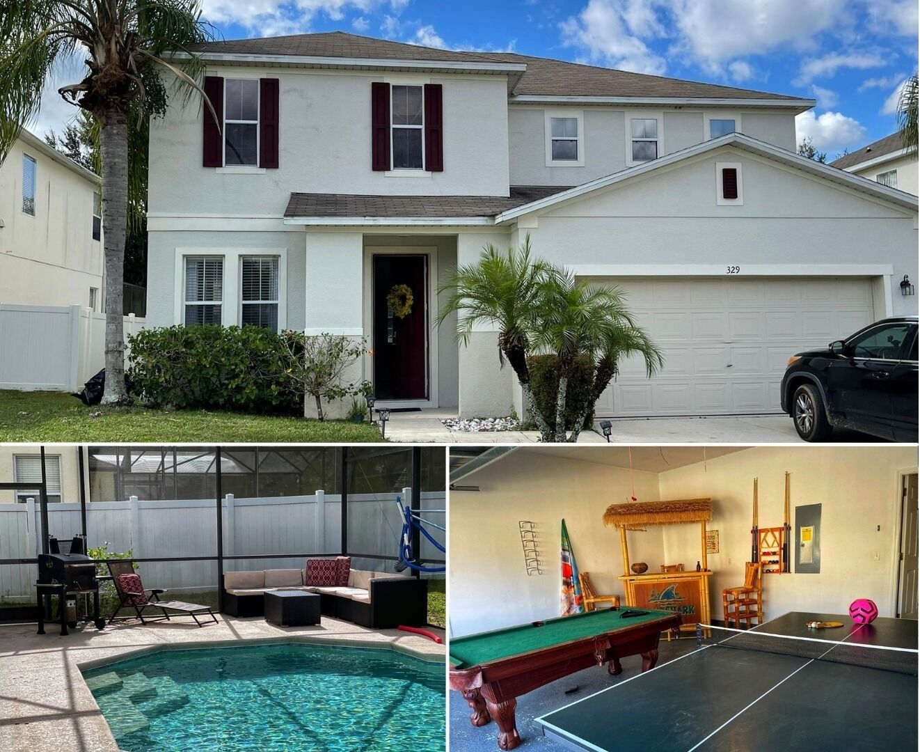 Palm Breeze-entire home sleeps 10, private heater pool, minutes away from Disney