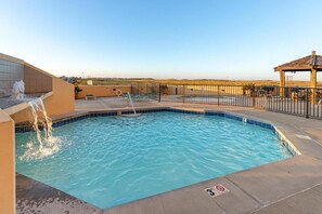 Indoor pool, outdoor pool