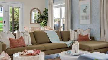 Smart TV, video games, DVD player, ping pong