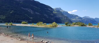 Two-bedroom Apartment for 4-5 Guests With Lake and Mountain Views