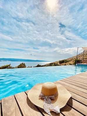 Villa, 4 Bedrooms, Private Pool, City View | View from property - Villa Forte-the Exclusive Private Villa With Amazing sea View Located in Mimice (Omis)