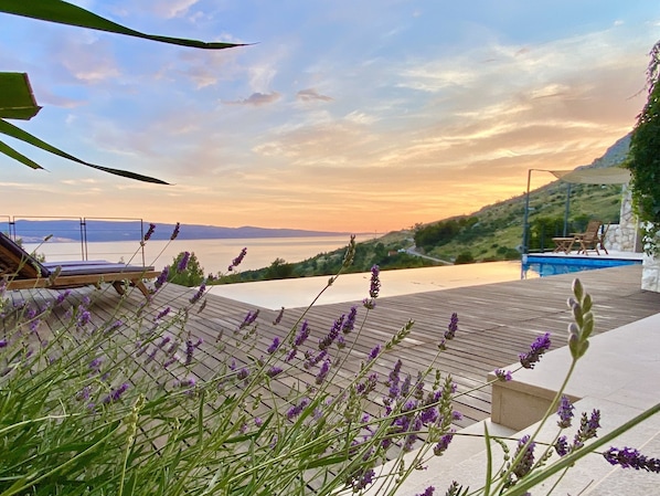 Villa, 4 Bedrooms, Private Pool, City View | View from property - Villa Forte-the Exclusive Private Villa With Amazing sea View Located in Mimice (Omis)