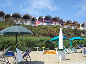 Apartment, 1 Schlafzimmer, Balkon, Gartenblick | Strand
