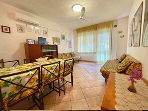 アパートメント 1 ベッドルーム バルコニー ガーデンビュー | リビングルーム | テレビ