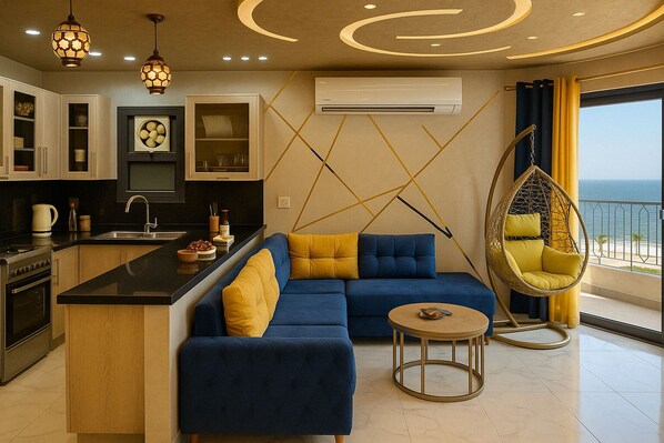 Chalet, 2 Bedrooms, Accessible, Smoking | Living room