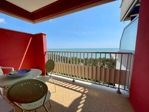 Apartment, 2 Schlafzimmer, Balkon, Meerblick | Balkon