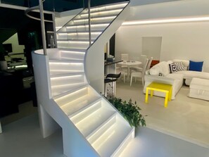 Appartamento, 1 camera da letto, fumatori, balcone | Area soggiorno