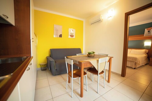 Apartment "ulivo" With Pool and Private Beach