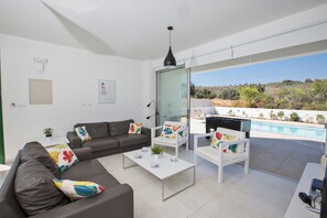 Villa, 5 Bedrooms, Private Pool, Garden View | Living area - Protaras Holiday Villa Ccv3 (Paralimni)