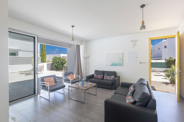 Villa, 5 Bedrooms, Private Pool, Garden View | Living area - Protaras Holiday Villa Ccv4 (Paralimni)