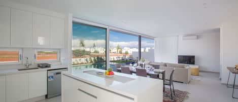 Villa, 3 camere da letto, piscina privata, vista piscina | Interni