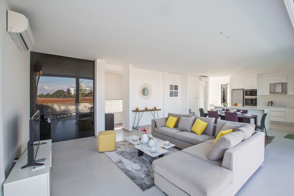 Villa, 3 camere da letto, piscina privata, vista piscina | Soggiorno