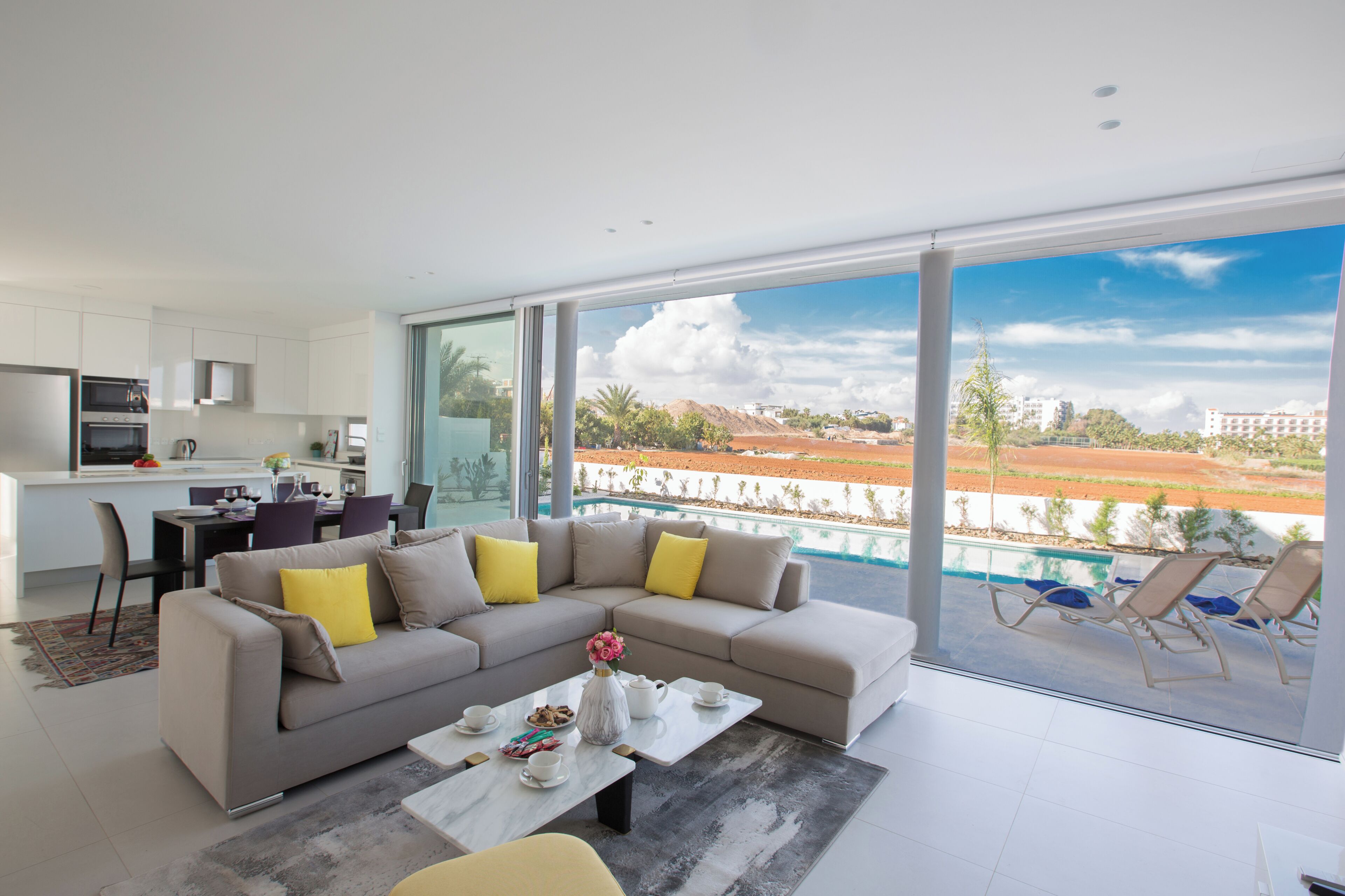 Villa, 3 Bedrooms, Private Pool, Pool View | Living area