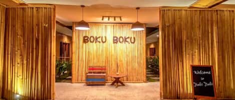 Entrada de la propiedad