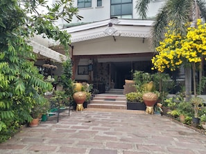 Façade de l’hébergement