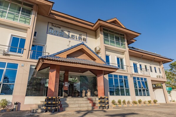 Fachada de la propiedad