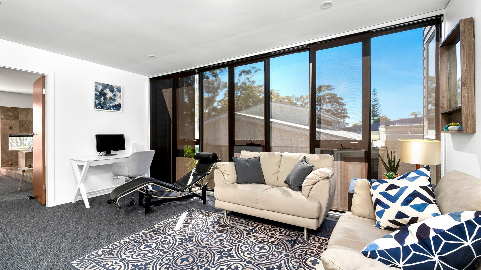 TV, video-game console, stereo