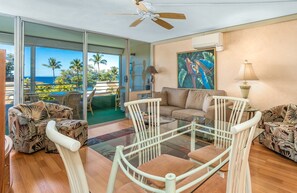 TV, DVD player, books