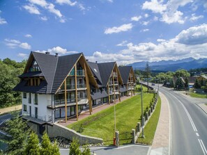Façana frontal de l'allotjament