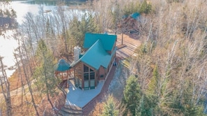 Exterior - Lakefront secluded mult-family retreat with game room and two cabins.  (Townsend)