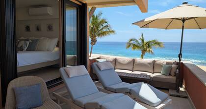 Luxury 2BR Beachfront Condo with Incredible Ocean Views at Zoetry Casa Del Mar.