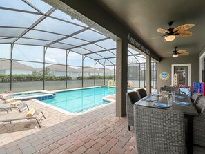 屋外プール、温水プール