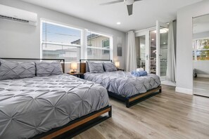 4 bedrooms, iron/ironing board, travel crib, WiFi