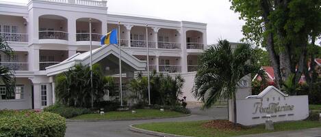 Fassade der Unterkunft