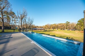 Una piscina riscaldata