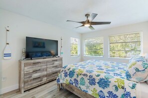 Desk, iron/ironing board, travel cot, free WiFi